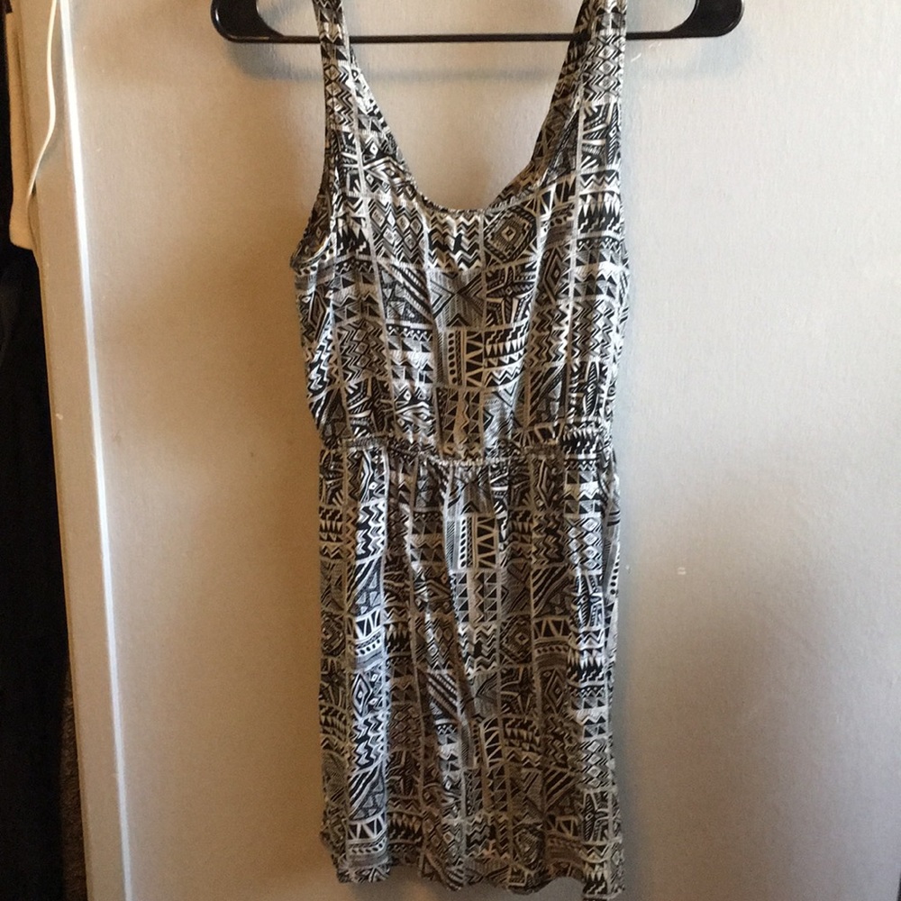 Black and white dress